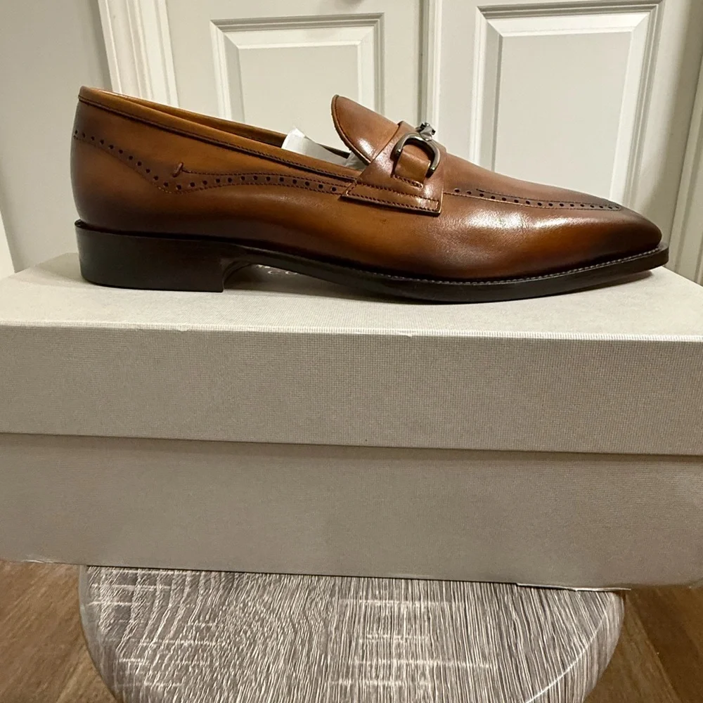 Parkes Leather Bit Loafers by Johnston & Murphy (Italian-made) - Picture 3 of 8